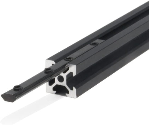 10PCS Black Straight Line Inside Connector Joint Bracket, 3.9 Inch with M5 Screws for 6mm T Slot Aluminum Profile