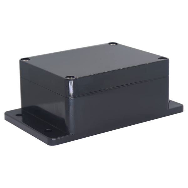 Watertight Junction Box, IP67 Waterproof Project Box Durable ABS Plastic for DIY Electrical Project with Wall Fixed Ear