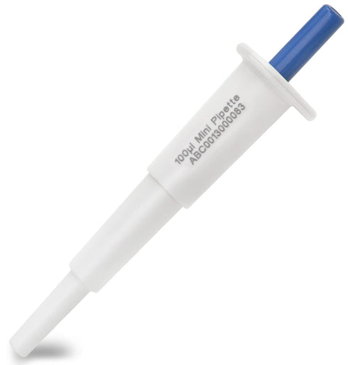 ONiLAB Mini Fixed Volume Pipette, Manual Single Channel Pipettor, Laboratory Micro Pipette, 100µl Blue