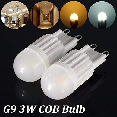 G9 Bulb 3W Dimmable Bulbs 30W Bulb 3000K G9 Bulbs 300LM Lighting,AC110V,6 Pack Lxcom Lighting LED Chandelier Light