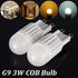 G9 Bulb 3W Dimmable Bulbs 30W Bulb 3000K G9 Bulbs 300LM Lighting,AC110V,6 Pack Lxcom Lighting LED Chandelier Light