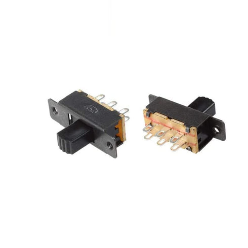 SS22F25-G7 2-position DPDT 2P2T Panel Mount Mini Slide Switch, 20Pcs