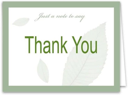 Generic Thank You Greeting Cards for Auto Dealerships - 4.5"" x 5.5"" with