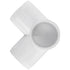 20 Pack 1 Inch PVC Pipe Elbow, 3 Way Tee Fittings Connectors, SCH40 Furniture Grade, White