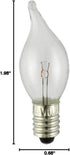 FT2.5V-300MA-MS 2.5V, 0.75W, Norman Lamps - Volts: Watts: Type: Chandelier Flame