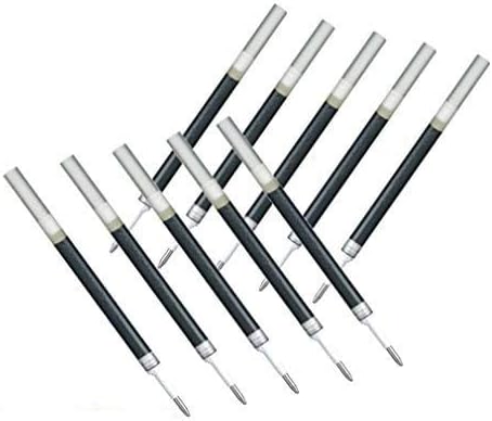 Pentel Refill Ink for EnerGel Liquid Gel Pen - 1.0mm Black Ink - Value Set of 10 Refills