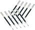 Pentel Refill Ink for EnerGel Liquid Gel Pen - 1.0mm Black Ink - Value Set of 10 Refills