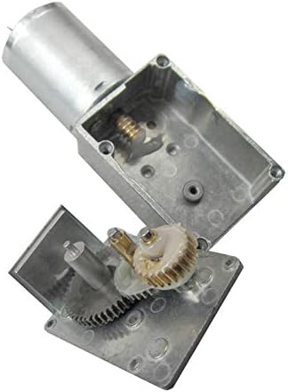 CHANCS 370WG 12V DC 18RPM Engine Mini Turbine Worm Reducer Electric Motor