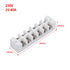 6 250V Situations(2pcs) Way TB Ceramics Terminal Blocks, High Temp Porcelain Ceramic Connectors, Inlet Aperture