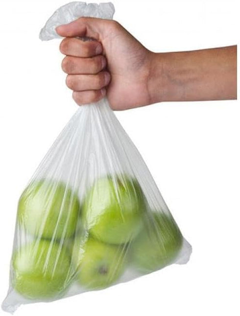 Watson Distributing 11" 14" 0.5 1600 x Clear Hdpe Plastic Produce Bag Mil Bags/Case
