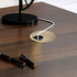 aoozleny Desk Grommet for Wire Organizer,PC Computer Desk Plastic Grommet Cord, Tidy Cable Hole Cover Organizers,2 Pack (53mm, Gold)