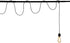 15ft Set E26 Pendant Light Kit with Switch, Industrial DIY Pendant Light Cord, with Black Woven Fabric Rope Pendant