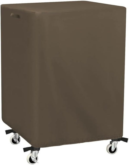 CNANRNANC 420D 72x46x102cm(Coffee) for MEDIA Cart Cover Oxford Waterproof Dustproof AV Equipment Protective Cover