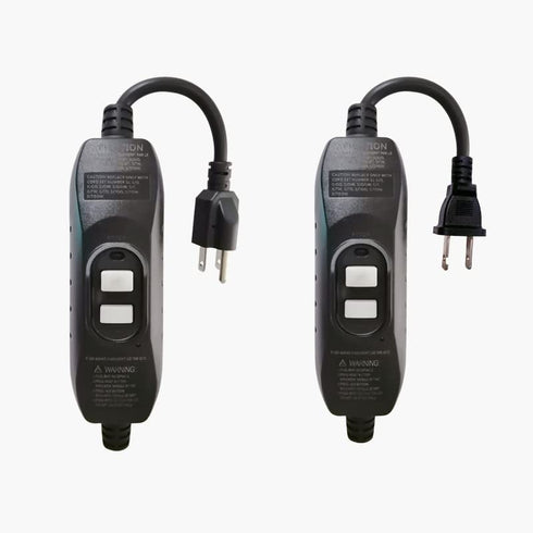Kaper GFCI Inline Plug Replacement Assembly, 3 Wires, Waterproof Ground Fault Circuit Interrupter for Power Tools,