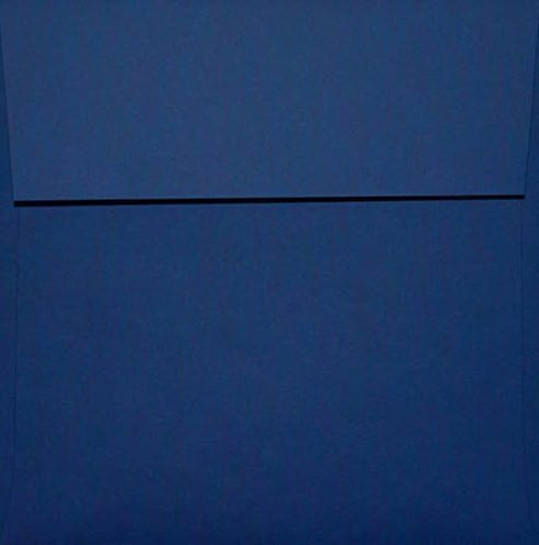 LUXPaper Square Invitation Envelopes | Peel & Press | 6 1/2" x 6 1/2" | Navy Blue | 80lb. Text | 50 Qty by LUXPaper
