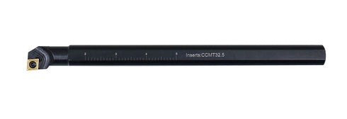 Accusize Industrial Tools 3/4'' x 10'' Overall Length, RH SCLCR Indexable Boring Bar with CCMT32.5 Inserts