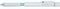 Uni Shift Pipe Lock Drafting Pencil, 0.3mm, Silver Body with Light Blue Accent, M31010.26