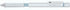 Uni Shift Pipe Lock Drafting Pencil, 0.3mm, Silver Body with Light Blue Accent, M31010.26