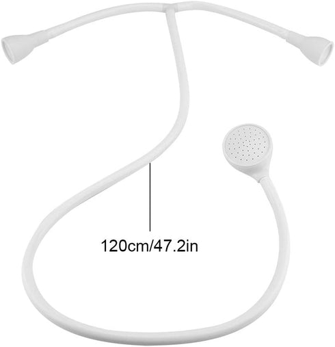 1.2m Push On Bath Shower Head, Push On Bath Shower Head, Hot and Cold Shower Hose for Washing, Shampooing, Pets