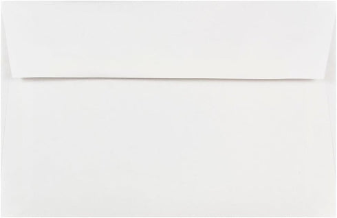 JAM PAPER A9 Invitation Envelopes, 5 3/4 x 8 3/4, White, 50/Pack