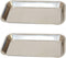 UUYYEO 2 Pcs Industrial Stainless Steel Tray Dental Instrument Tray Small Lab Tray