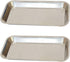 UUYYEO 2 Pcs Industrial Stainless Steel Tray Dental Instrument Tray Small Lab Tray