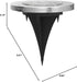 12 Pack 8 SOLPEX Solar Ground Lights, Solar Lights Outdoor Waterproof, LED Solar Powered Landscape Lighting for Garden