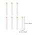 iplusmile 15pcs 25ml Clear Borosilicate Glass Test Tubes with Cork Stoppers for Scientific Experiments, Party