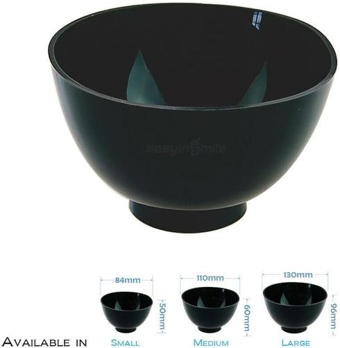 Dental Lab Rubber Impression Mixing Alginate Bowl, Flexible Durable Silicone Mixing Bowl for Alginate, Plaster (L)