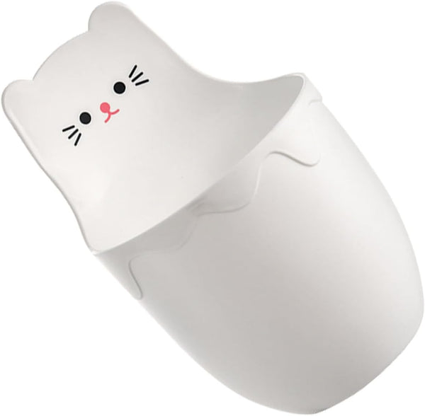 CALLARON Cartoon Cat Wall-mounted Storage Tube Pen Holder Marker Organizer for Desk