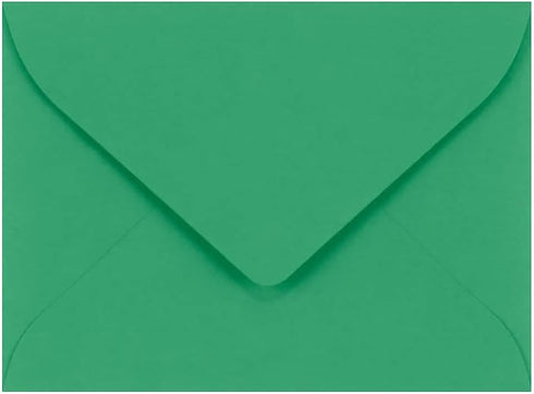 LUXPaper #17 Mini Envelopes | 2 11/16" x 3 11/16" | Holiday Green | 80lb. Text | 50 Count