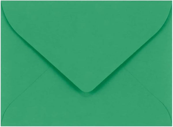 LUXPaper #17 Mini Envelopes | 2 11/16" x 3 11/16" | Holiday Green | 80lb. Text | 50 Count