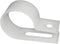 Electriduct 1/4" Heavy Duty Nylon Cable Clamps Mounting Wire Clips - 50pcs, White