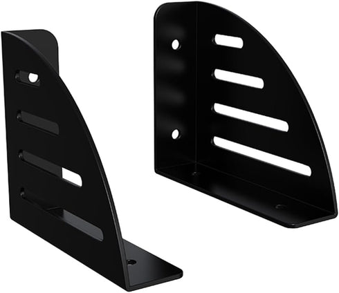 SIUUNEI Triangle Floating Shelf Brackets, Metal Corner Brace Angle Bracket, Space-Saving Triangle Hidden