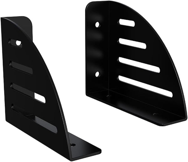 SIUUNEI Triangle Floating Shelf Brackets, Metal Corner Brace Angle Bracket, Space-Saving Triangle Hidden
