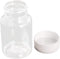 10 Pcs 2.71oz Plastic Bottles, Lab Chemical Reagent Bottles, 80ml Wide Mouth Storage Containers with White Cap
