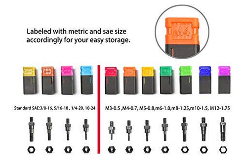 RZX 16" RIVET NUT TOOL Hand Blind Riveter, RIVNUT Riveting Tools with Nut Setting System M3 M4 M5 M6 M8 M10 M12, 10-24,