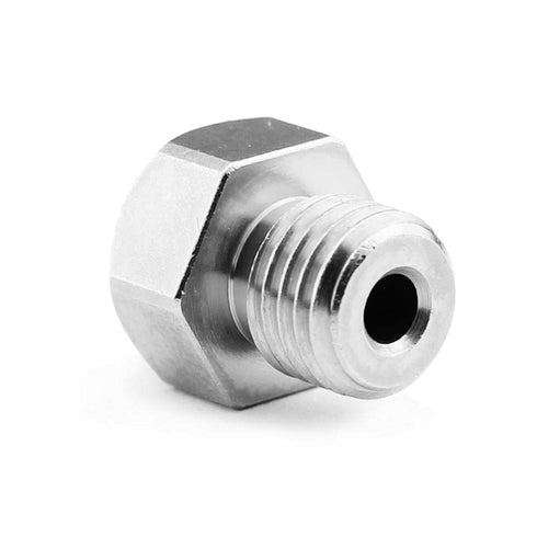 Microswiss Brass Plated Nozzle for Creality CR-10S Pro/CR-10 MAX Original Hotend, M6x.75mm Threads, .8mm