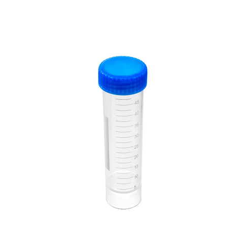 Othmro 50ml Conical Centrifuge Test Tubes, 50pcs with Random Color Screw Caps for Lab Use