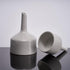Buchner Funnel Laboratory Tool, Chemistry Strainer Funnel for Filtration, Ceramic Pottery Funnel for Student Liquid