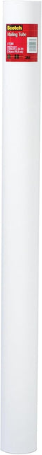 Scotch Mailing Tube, 1 Tube, 4 in x 48 in, Perfect Protection for Mailing Rolled Items, White