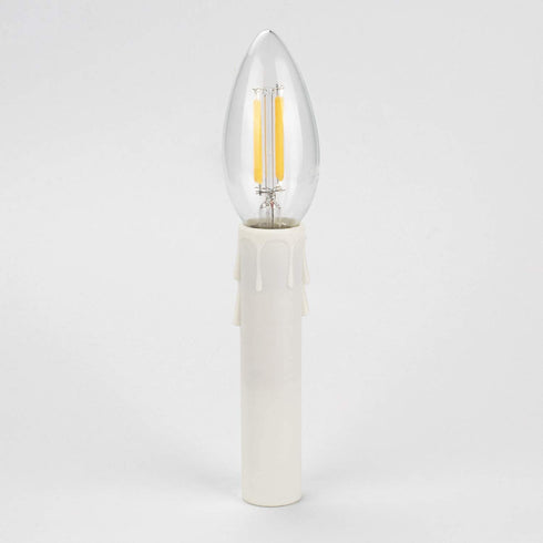 E12 Bulb Bulb 6-Pack DiCUNO Length Adjustable Socket, Candelabra Base Holder with Cardboard Insulator and Plastic