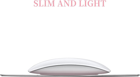 TERRATUTOR Aluminum Mouse Pad - Non-Slip Rubber Base with Micro Sand Blasting Alloy Surface, Rose Round