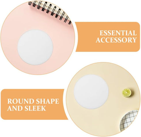 TOPPERFUN 10PCS 3 Inch 2.99" Recessed Light Cover, Round LED Downlight Diffuser White Plastic Lamp Shade for Ceiling
