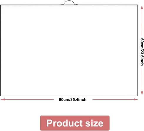 Dry Erase White Board 24" X 36", Portable Aluminum Frame Magnetic Board for Office, Home, Kitchen, School