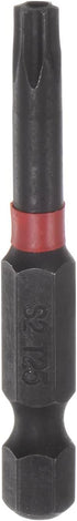 T25 Impact Rated Torx Bit, 1/4" Hex Shank, 2" Length Magnetic Security Star Screwdriver
