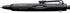 Tombow Airpress Ball Point Pen, 0.7mm Full Black