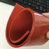 Rubber Silicone Sheet Roll, High Temp, Red, 8x8", 1/8" Thickness