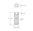 1/4-28 x 1/4 Inch Hex Drive Cup Point Stainless Steel Socket Set Screw - 50 Pack