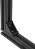 Zeberoxyz 10PCS 4040 Corner Bracket Black Right Angle with M6 Screws for Aluminum Extrusion